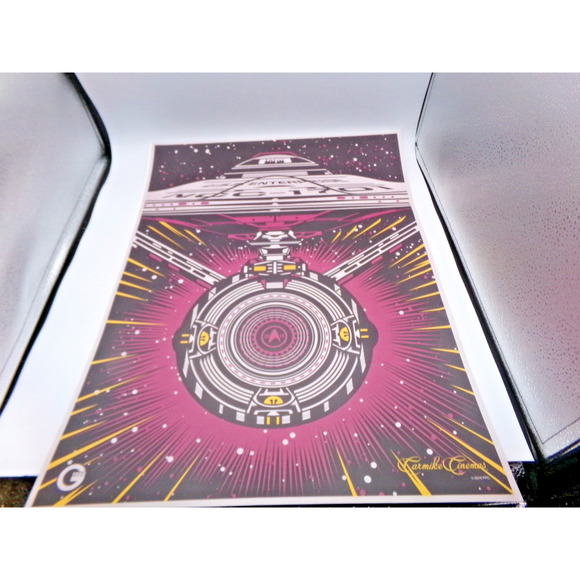 2 STAR TREK BEYOND MOVIE POSTER 18x24 O Day Promo Carmike Cinemas USS ENTERPRISE - Picture 11 of 16